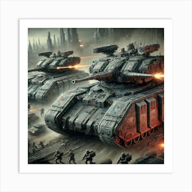 Juggernaut Tanks Iron Commonwealth Art Print