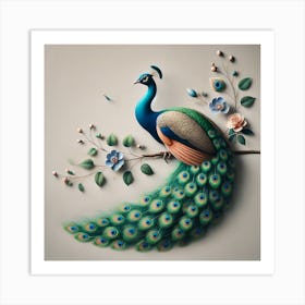 Peacock 6 Art Print