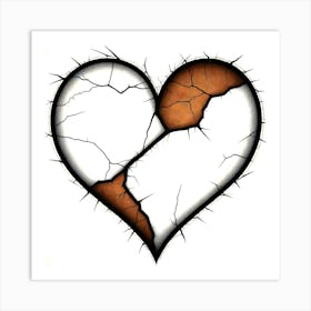 Broken Heart 1 Art Print