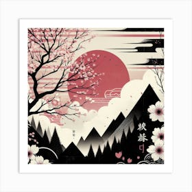 Cherry Blossoms Art Print