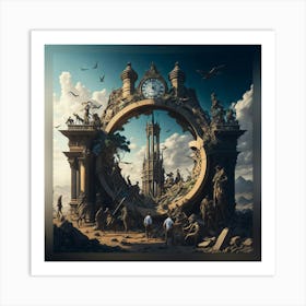 Clock Of The World Art Print