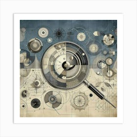 Magnifying Glass 2 Art Print