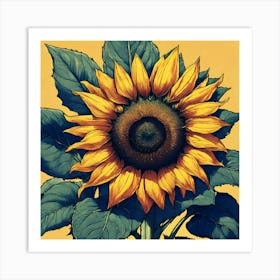 Sunflower 30 Art Print