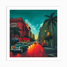 Hawaii At Night Art Print