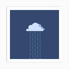 Cloud Computing Art Print