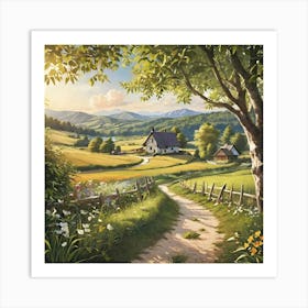 Country Road 15 Art Print