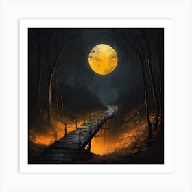 Moonlit Passage Art Print