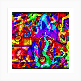 Psychedelic Peace Art Print