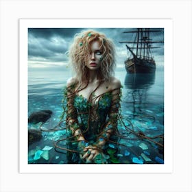 Shipwrecked 1 Art Print