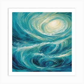 Ocean Waves 2 Art Print