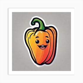 Pepper Sticker Art Print