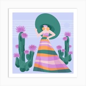 Desert Fashion Art Print