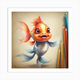 Goldfish 10 Art Print