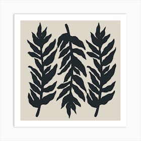 Fern Leaves Art Print