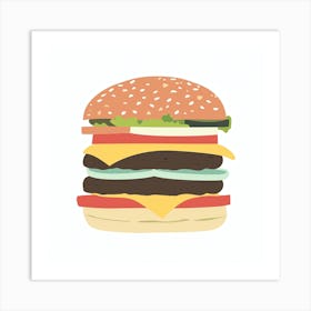 Hamburger 6 Art Print