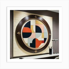 Abstract Geometric Wall Art Art Print