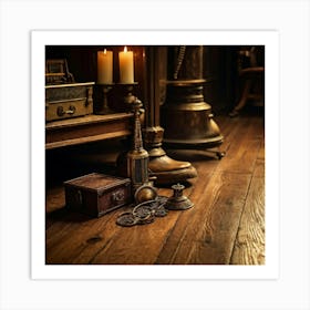 Room With Candles Art Print