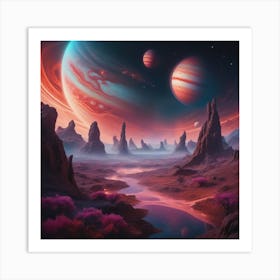 Nebula Art Print