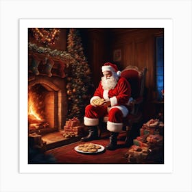 Santa Claus 3 Art Print