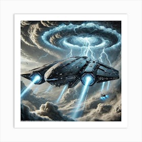 Aether Vortex Battleship Reinforced Hull Art Print