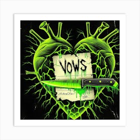 "Vows:Eternal" Neon Hearts Collection [Risky Sigma] Art Print