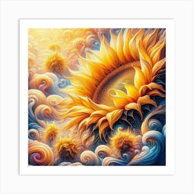 Sunflower 8 Art Print