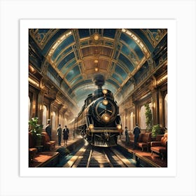 Train Station 3 Art Print