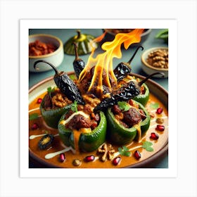 Sovereign Flame Chiles En Nogada Art Print