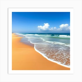 Beach Stock Videos & Royalty-Free Footage 1 Art Print