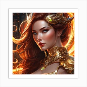 Elven Warrior 2 Art Print