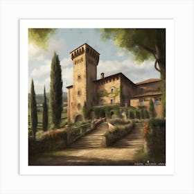 Italy, Tuscany, Chianti Region 3 Art Print