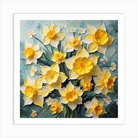 Daffodils 39 Art Print