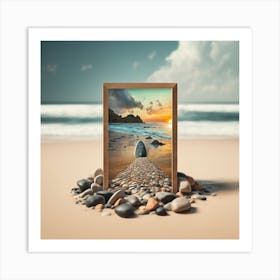 Sand And Sea Art Print