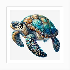 Sea Turtle 7 Art Print