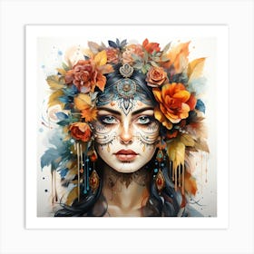 Day Of The Dead Girl 2 Art Print