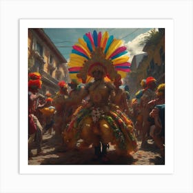 Venezuelan Carnival 5 Art Print