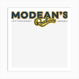 Modean S Roadhouse Art Print