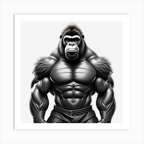 Gorilla 3 Art Print