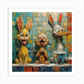 'Looney Tunes' Art Print