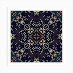 A Pattern Of Bubbles An Austraction 3 Art Print