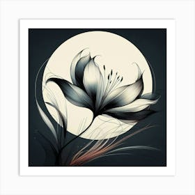 Lily Of The Moon Art Print