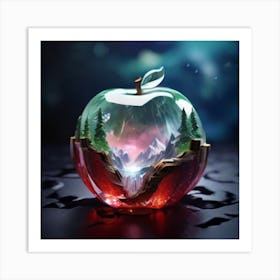 Apple In The Forest 2 Art Print