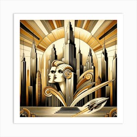 Metropolis Muse Art Print