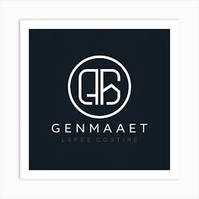 Genamaet Logo Art Print