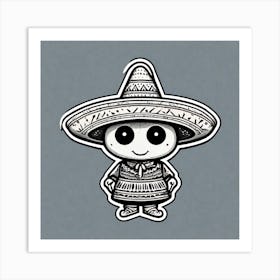 Mexican Skull 5 Art Print