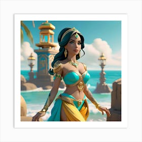 Princess Of The Sands Art Print