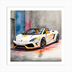 Lamborghini Gallardo 1 Art Print