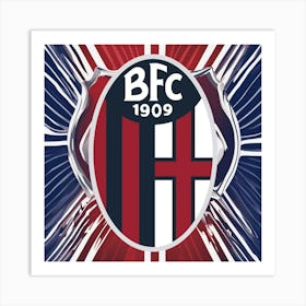 Bologna FC 1909 Logo Wall Art 13 Art Print