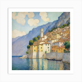 Malcesine Am Gardasee 1913 Gustav Klimt Art Print 3 Art Print