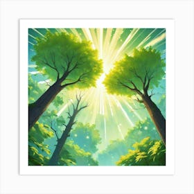 Tree In The Forest 5 Art Print